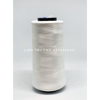 CHỈ TƠ VẮT SỔ  MÀU TRĂNG   5000M
