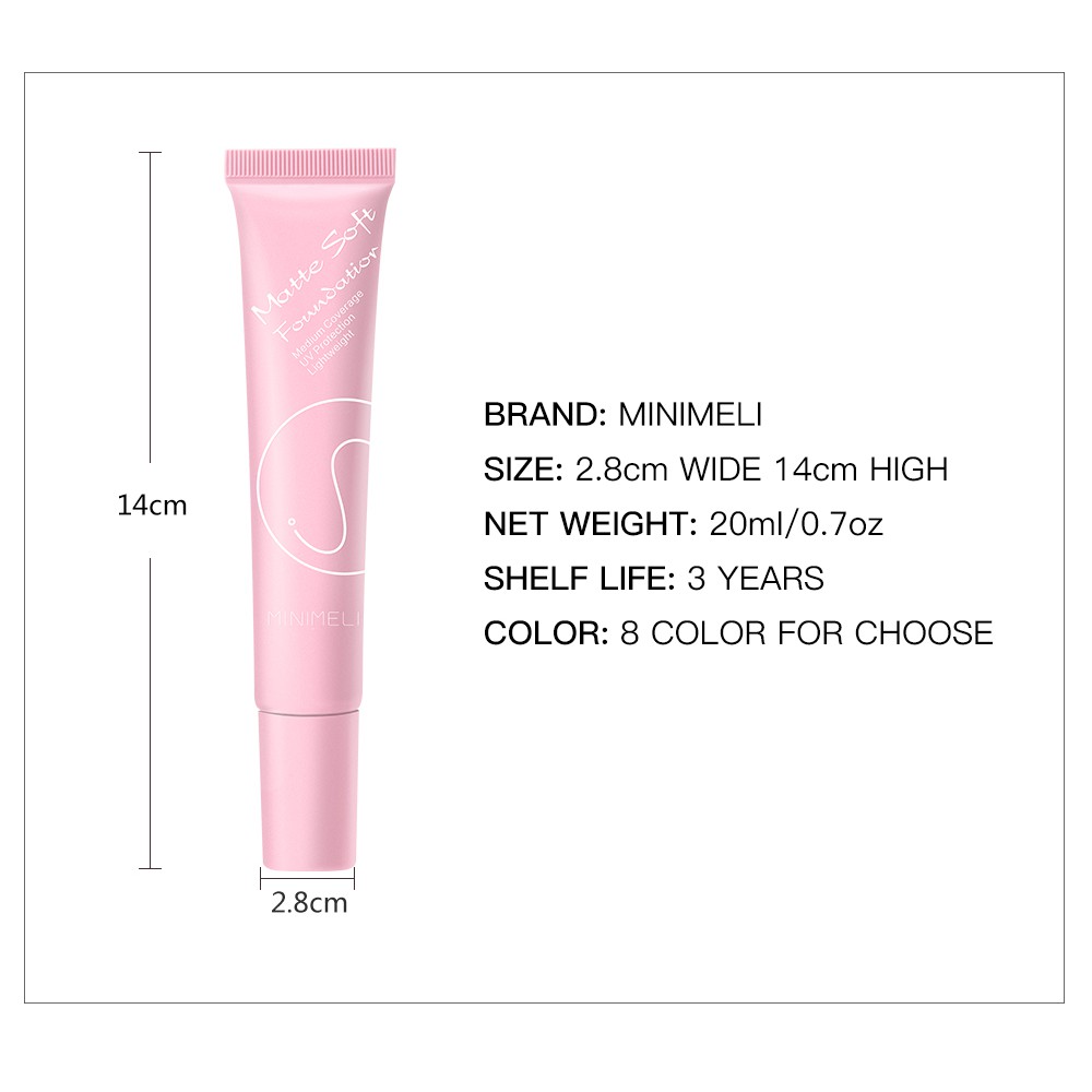 Kem nền dạng lỏng SACE LADY tông lì kiềm dầu chống thấm nước lâu trôi 20ml/0.7oz | BigBuy360 - bigbuy360.vn