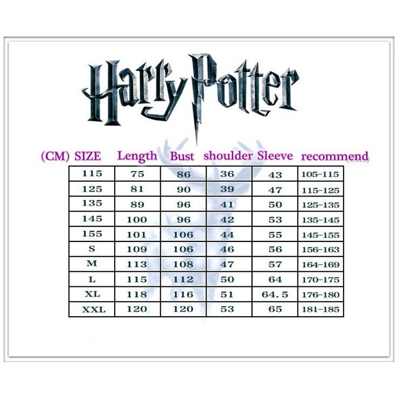 Áo Choàng Harry Potter Hóa Trang  Cosplay Cao cấp Nam/nữ- Trang phục Phù thuỷ hoá trang Harry Potter