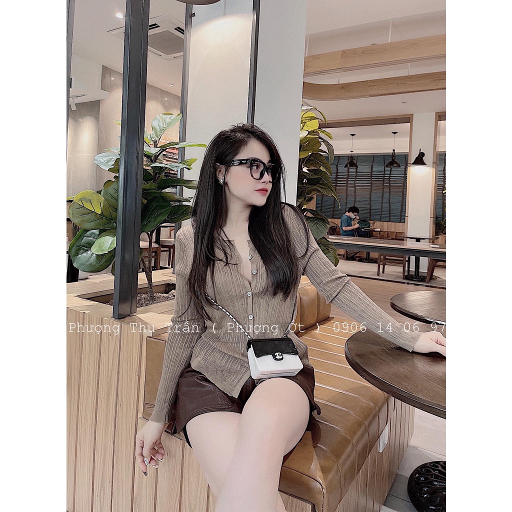 áo len dài tay mỏng cổ tròn