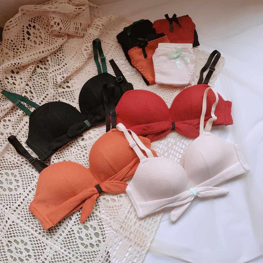 Bộ đồ lót nữ sexy cotton cao cấp Hoangmiisu quần áo ngực không gọng mút mỏng nâng ngực gợi cảm quyến rũ Banana | BigBuy360 - bigbuy360.vn