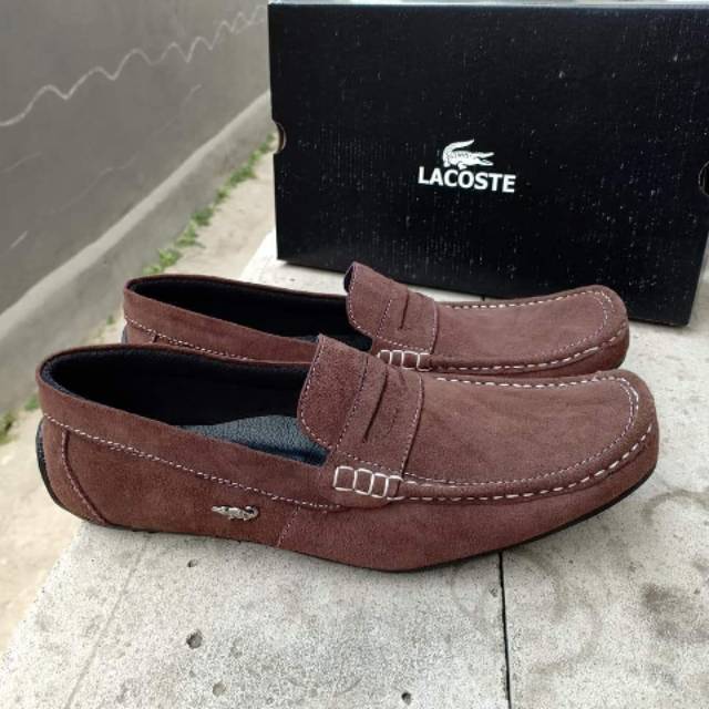 Lacoste Giày Lười Thiết Kế Trẻ Trung Hợp Thời Trang Cho Nam