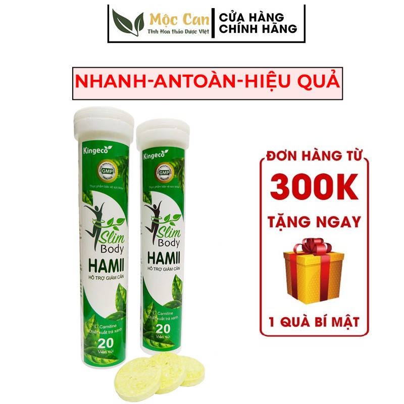 [HAMI] (Chính hãng)Viên Sủi SLIM BODY BEAUTY HAMII-GIẢM CÂN AN 114A