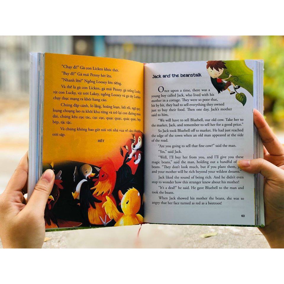 [Mã BMBAU50 giảm 7% đơn 99K] Sách Truyện kể hàng đêm Bedtime Story và Fairy Tales Á Châu Books tặng kèm File nghe