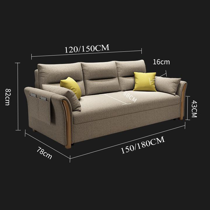 ( HOT)Giường Sofa Đa Năng Gấp Gọn, Ghế Sofa kéo ra thành giường thông minh