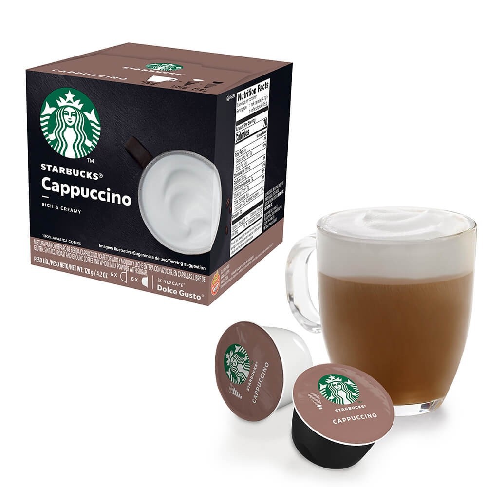 Viên nén cafe pha máy Cappuccino Starbucks 09/2022 | BigBuy360 - bigbuy360.vn