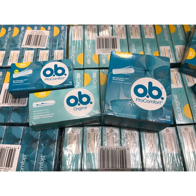 BĂNG VỆ SINH TAMPON O.B DẠNG NÚT