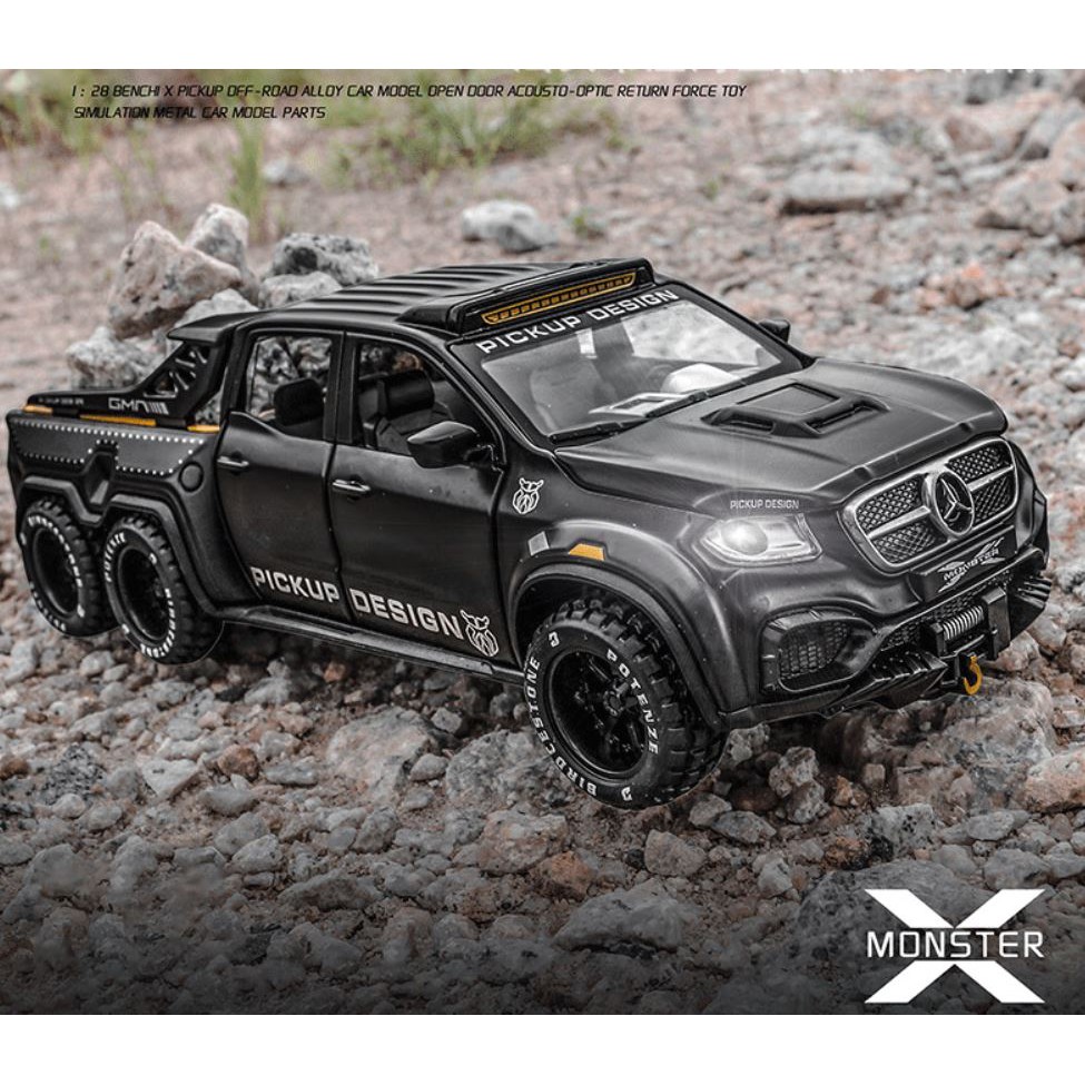 Xe mô hình kim loại Mercedes-Benz X-Class 6X6 Tỷ lệ 1:28