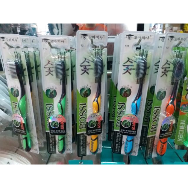 Bàn chải đánh răng than Tre BOSSI 921 Cao cấp Hàn quốc