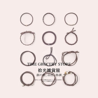 Set bộ 12 dây buộc tóc chun Hàn Quốc -thoitrangtuivi87