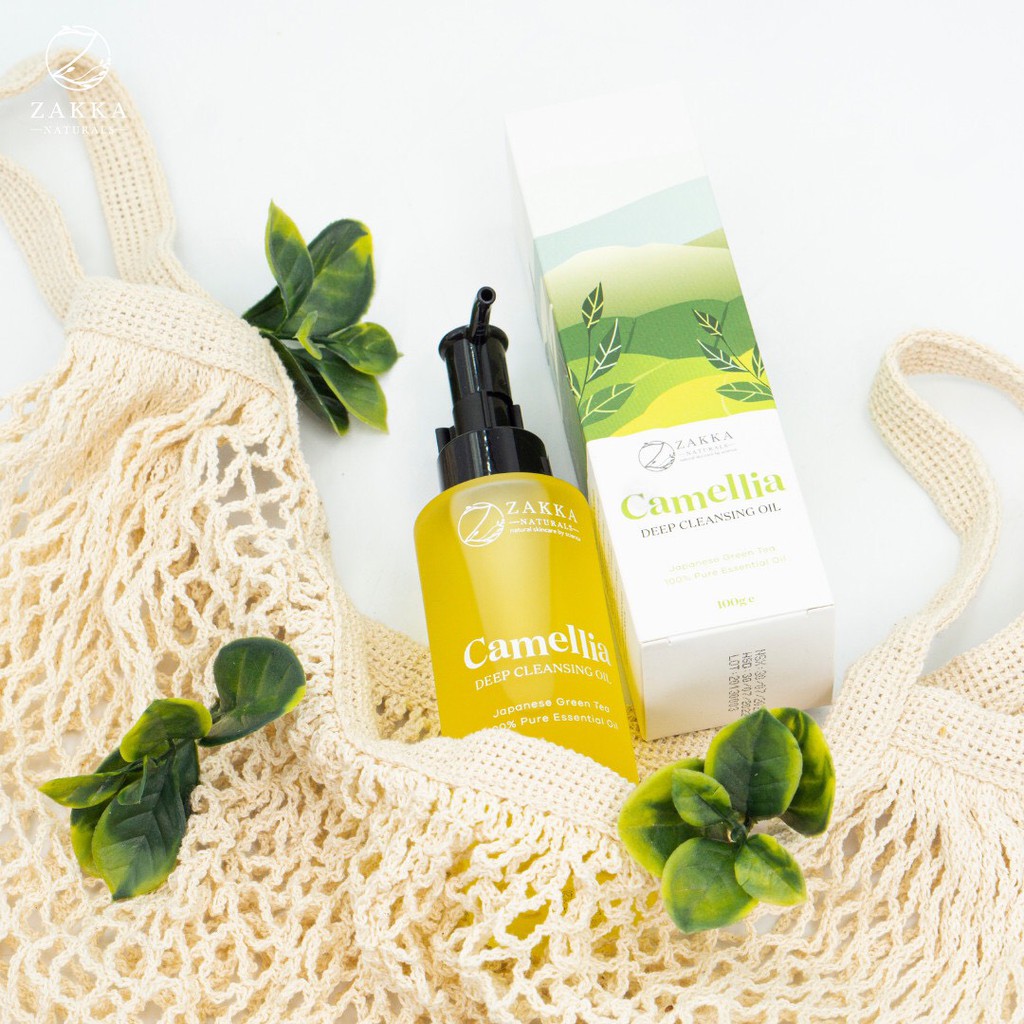 Dầu Tẩy Trang Zakka Naturals Làm Sạch Sâu, Dưỡng Ẩm, Chống Lão Hóa Camellia Deep Cleansing Oil 100g | BigBuy360 - bigbuy360.vn