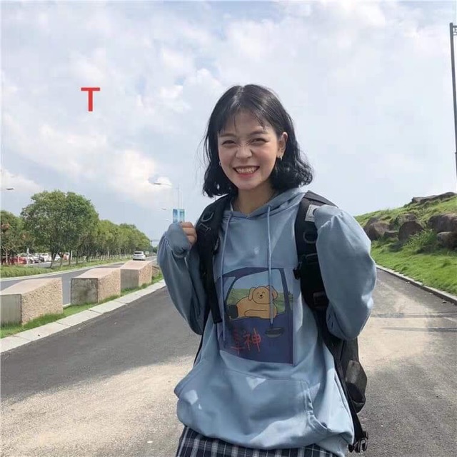 [FREESHIP ĐƠN TỪ 50K] Áo hoodie lợn lái xe chữ tàu DTR1019