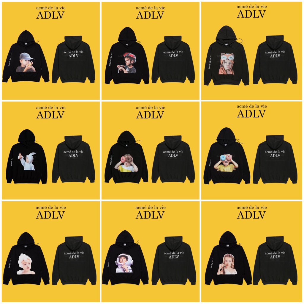 💥 Áo Hoodie ADLV - Acmé de la vie Full Mẫu Hàng Cao Cấp Vải Nỉ Bông Cotton 100%  💥