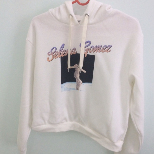 Hoodie crop Selena Gomez