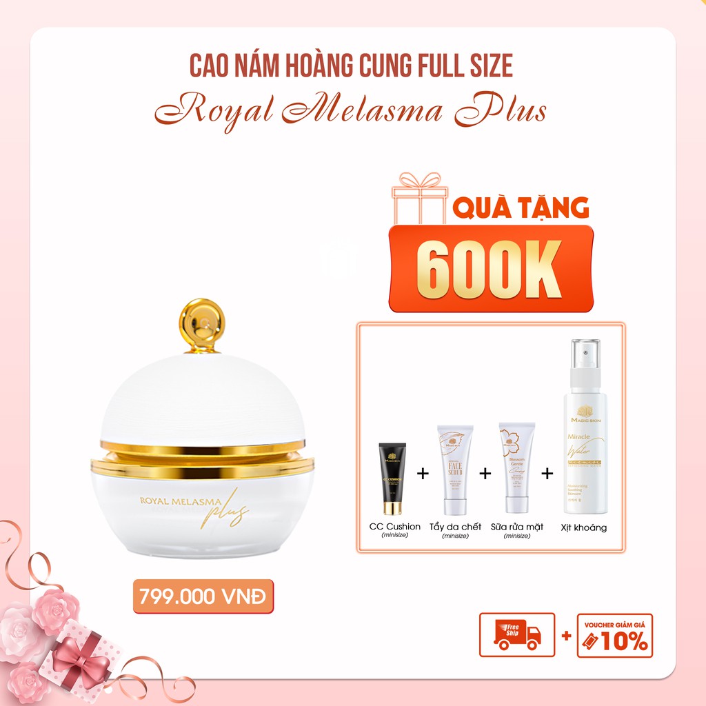 [Chính Hãng] Cao Nám Kem Ngừa Nám Tàn Nhang MagicSkin Royal Melasma Plus (size lớn)