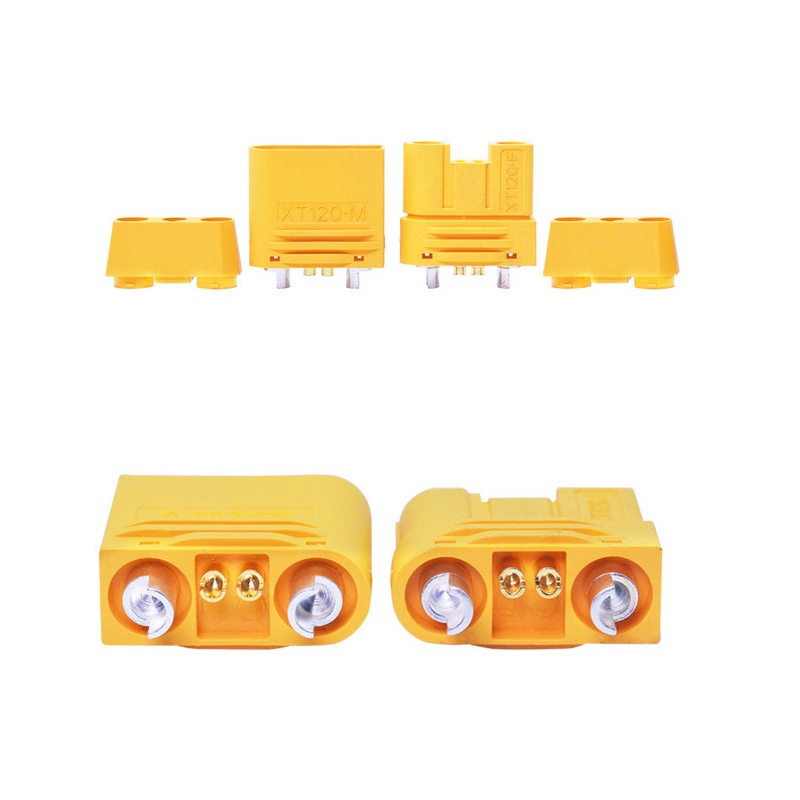 1 Cặp Đầu Nối Pin Lipo XT120  60A Cho Máy Bay Điều Khiển Từ Xa UAV FPV