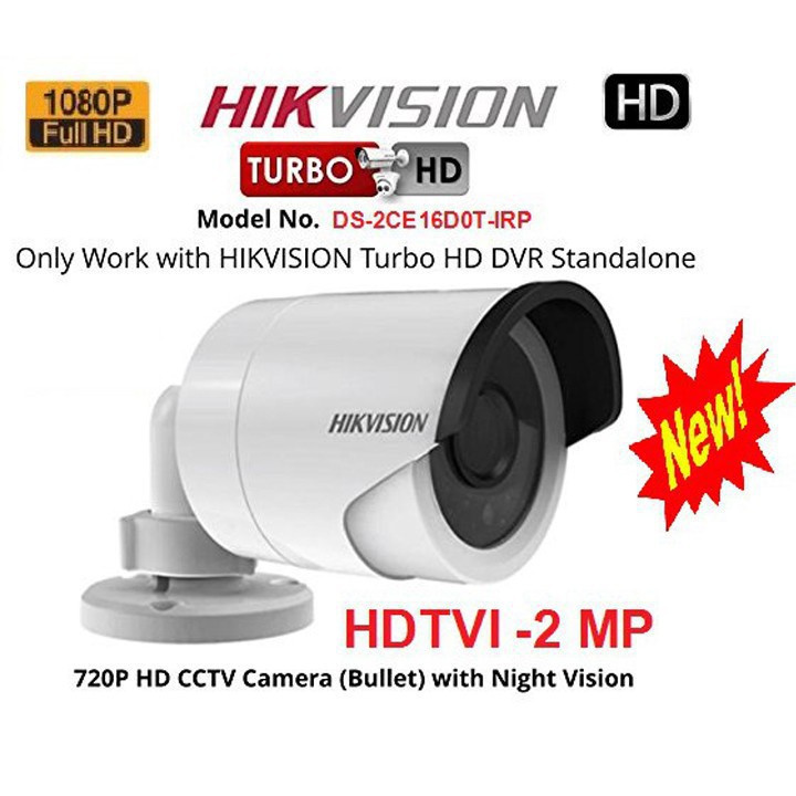 {Gía Hủy Diệt}Bộ camera 2 mắt 2.0MP Hikvision+ HDD 500G+ 20m dây liền nguồn đúc sẵn 2 đầu cho mỗi mắt . .