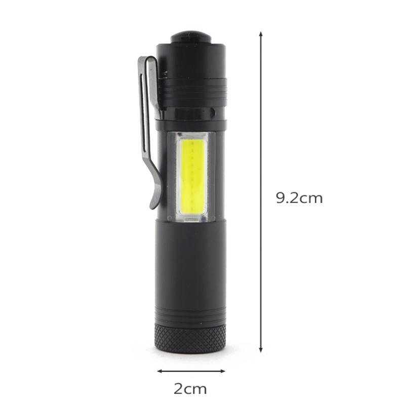 Đèn Pin Bóng Led Q5 Cob 14500 Hoặc Aa
