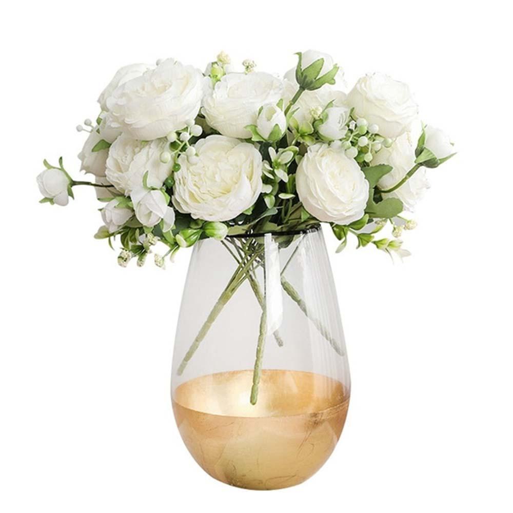 IVORY Cành Hoa Giả Bằng Lụa Dùng Trang Trí Nhà Cửa / Tiệc Cưới