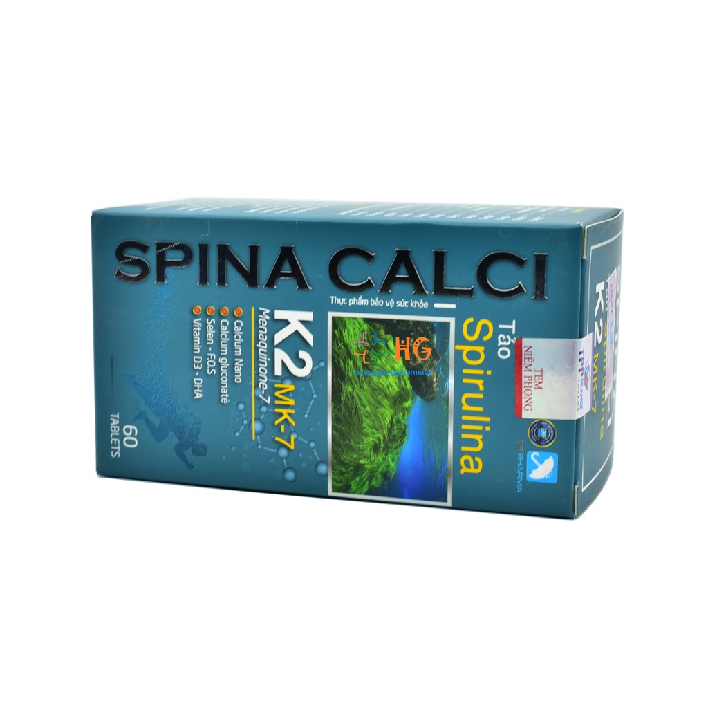 Spina Calci - Giúp cải thiện tình trạng thiếu Canxi ở trẻ em, phụ nữ có thai, người cao tuổi