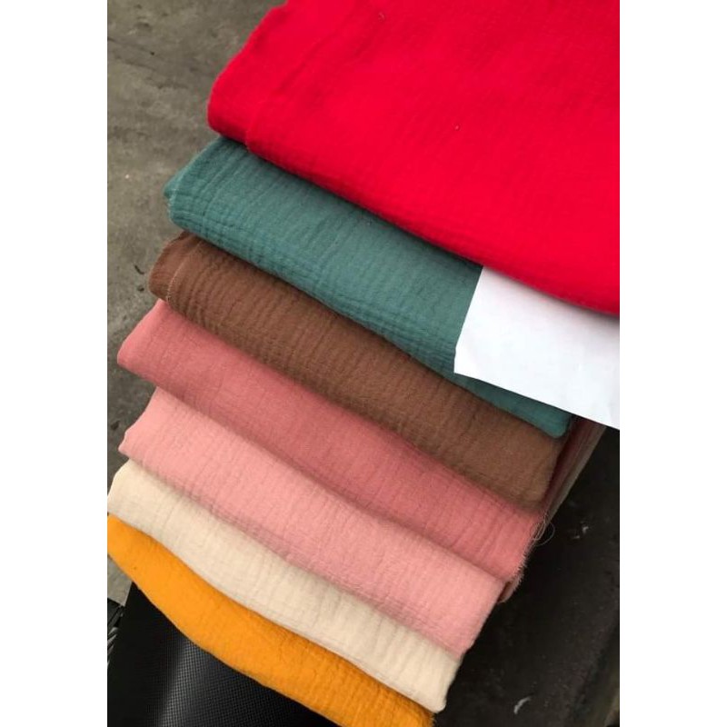 Vải csr thô xô muslin