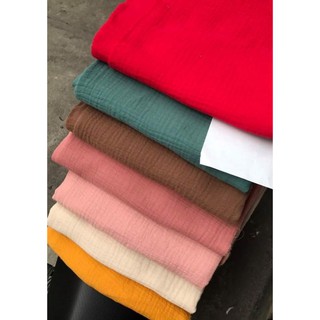 Vải csr thô xô muslin