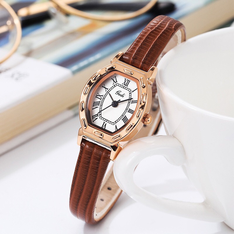 Đồng Hồ Nữ Dây Da Cao Cấp Chính Hãng GEDI Mặt nhỏ xinh Thanh Lịch chống thầm nước | BigBuy360 - bigbuy360.vn