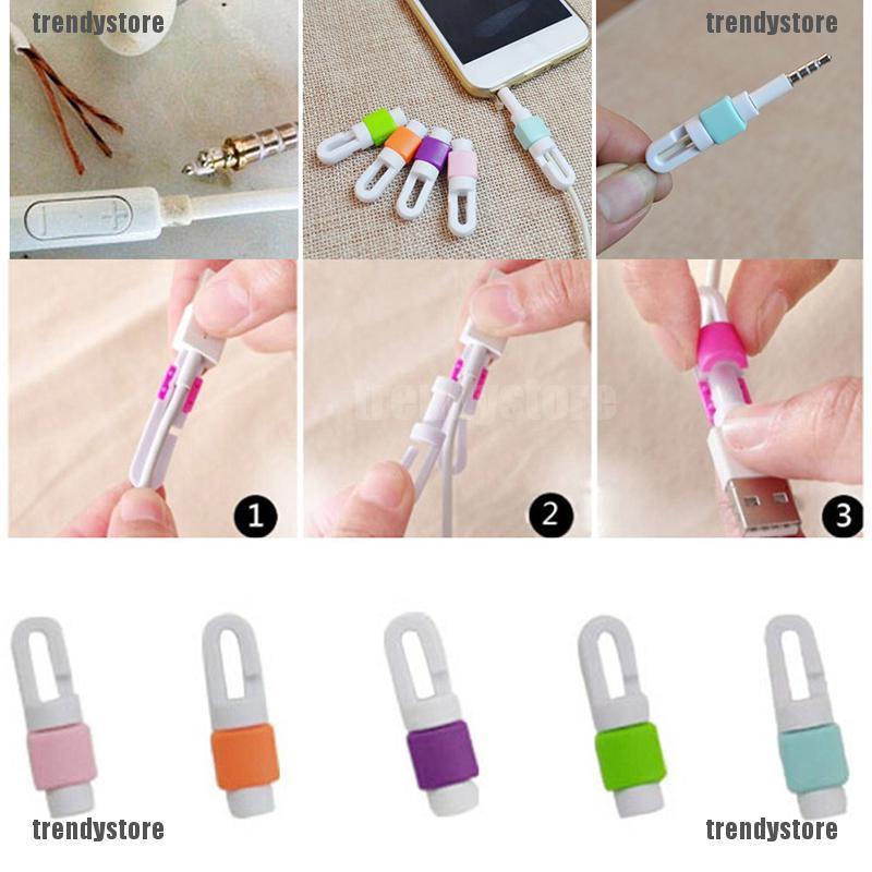 THIET 5 Nút Bảo Vệ Đầu Dây Sạc