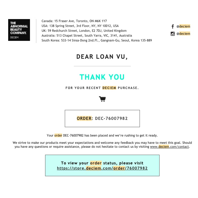 SERUM THE ORDINARY NIACINAMIDE 10% + ZINC 1%