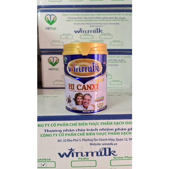 Sữa cho người già loãng xương, tiểu đường Winmilk Hi-canxi 900g