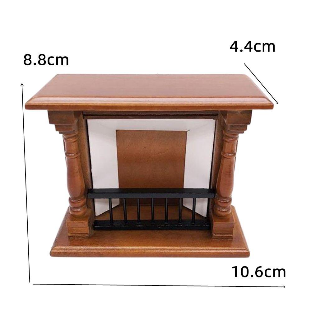 Mô Hình Lò Sưởi Mini Trang Trí Nhà Búp Bê DIY 1