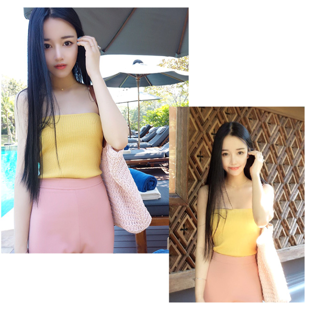 Áo Ống Dệt Kim Co Giãn Gợi Cảm Cho Nữ | BigBuy360 - bigbuy360.vn