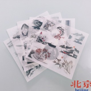 [YB058] Set 3 tờ washi sticker trang trí sổ