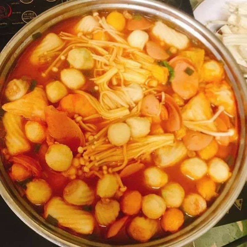 Sét lẩu tobokki tổng hợp 13 món