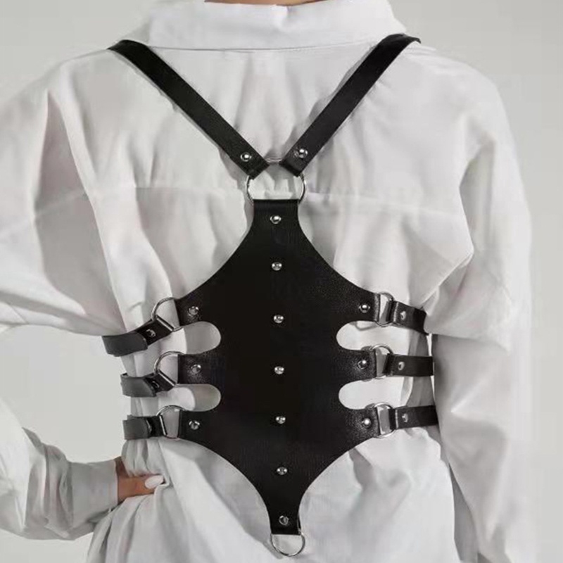 Thắt Lưng Dây Nịt Chất Liệu Da PU Phong Cách Punk Thời Trang Cho Nữ