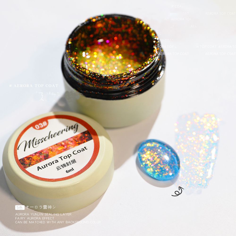 Sơn Móng Tay Gel UV Hiệu Ứng Cực Quang Bóng Mượt 6ML