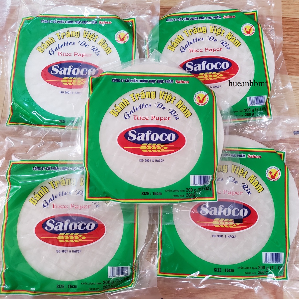 Bánh tráng cuốn safoco Việt Nam size 16 cm