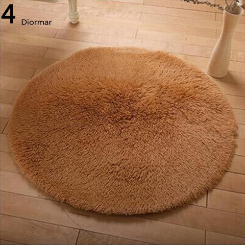 Thảm nhung trải sàn hình tròn nhiều màu