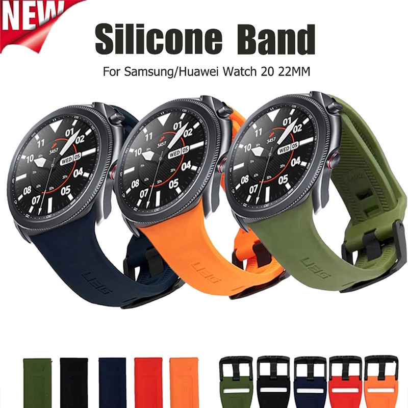 Dây Đeo Silicon Mềm 22Mm 20mm Cho Đồng Hồ Thông Minh samsung gear s3 amazfit huawei GT (46mm/42mm)