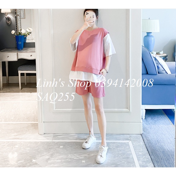 Set Áo Quần Bầu Bộ Bầu Xinh SAQ255