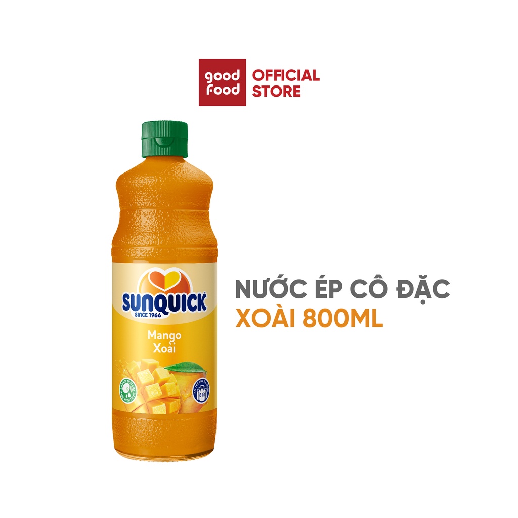 Nước Ép  Sunquick vị xoài 800ml - 1 chai