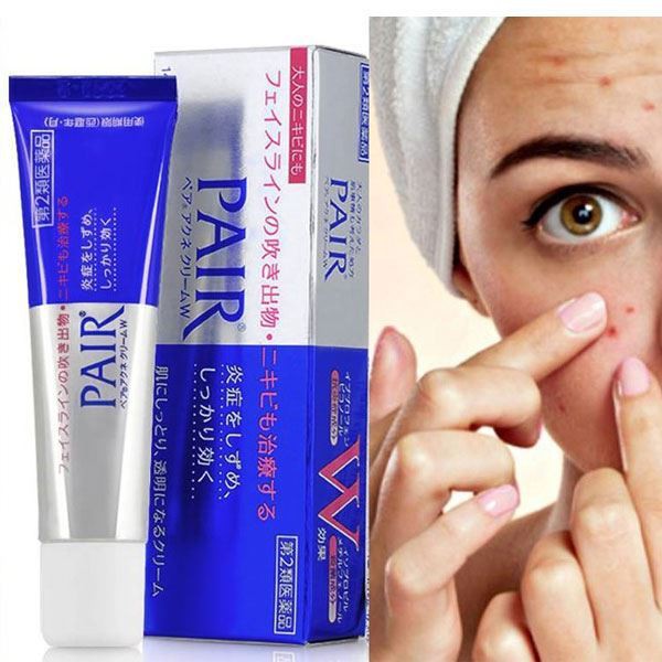 [RẺ NHẤT SHOPEE] Kem giảm mụn Pair Acne Nhật Bản