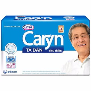 Tã dán / bỉm người già, phụ nữ sau sinh siêu thấm Caryn M20