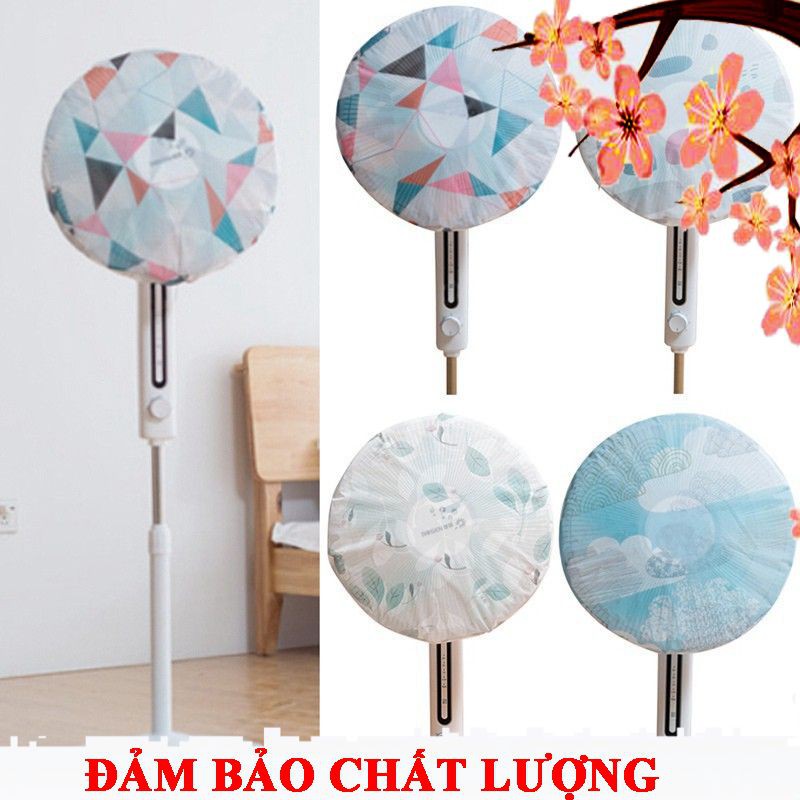 {SẢN PHẨM HOT TREND} VỎ BỌC QUẠT HỌA TIẾT HOA VĂN ILY_W0115 [SHOP UY TÍN]
