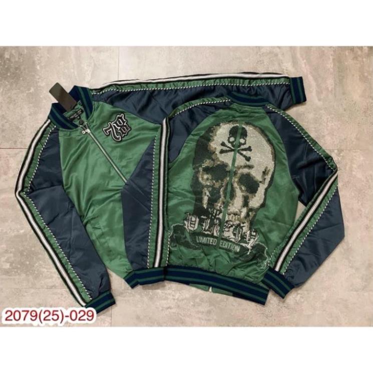 Áo khoác bomber nam Philiplein đính đá cao cấp chắc chắn chuẩn đường kim mũi chỉ ảnh thật 100%