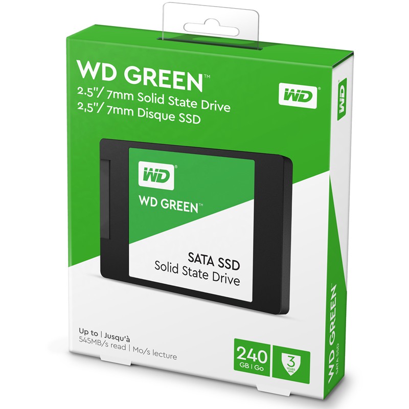 Ổ cứng kỹ thuật số Western Digital WD Green 1TB 480GB 240GB 120GB 2.5" SATA III SATA 3 hoặc M.2 2280 SSD 6Gb/s | BigBuy360 - bigbuy360.vn