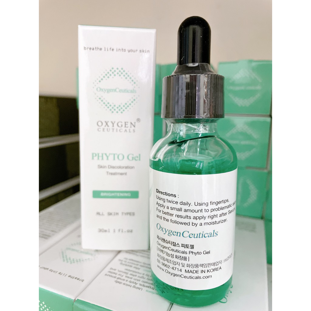 FULLHOP OXYGEN PHYTO GEL SERUM TRẮNG DA THU LỖ CHÂN LÔNG NIACINAMIDE PHYTOGEL