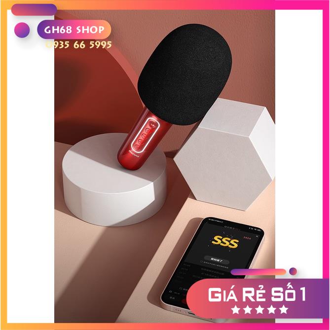 (Mới)Micro Karaoke 2022 không dây thông minh Remax K07 hỗ trợ trí tuệ nhân tạo