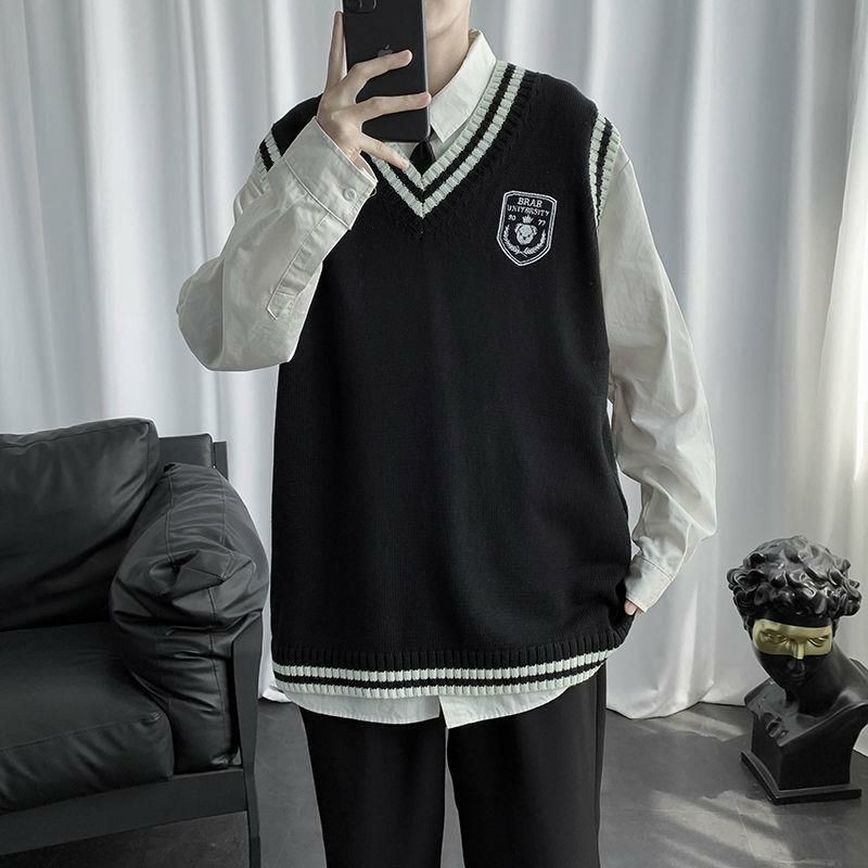 Áo gile 4 mùa phối viền logo gấu