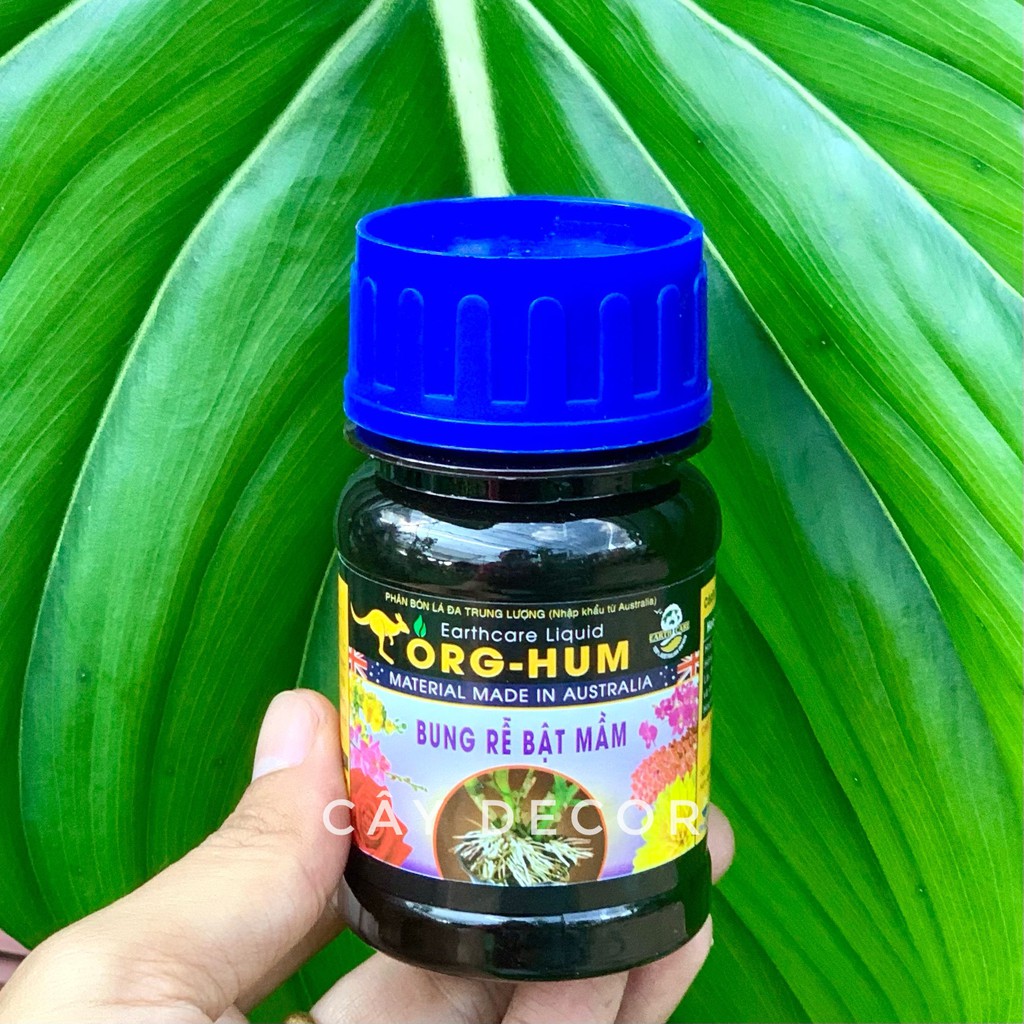 Org Hum [CHUẨN] dưỡng rễ, bổ sung dinh dưỡng, kích rễ, kích chồi, chai 100ml